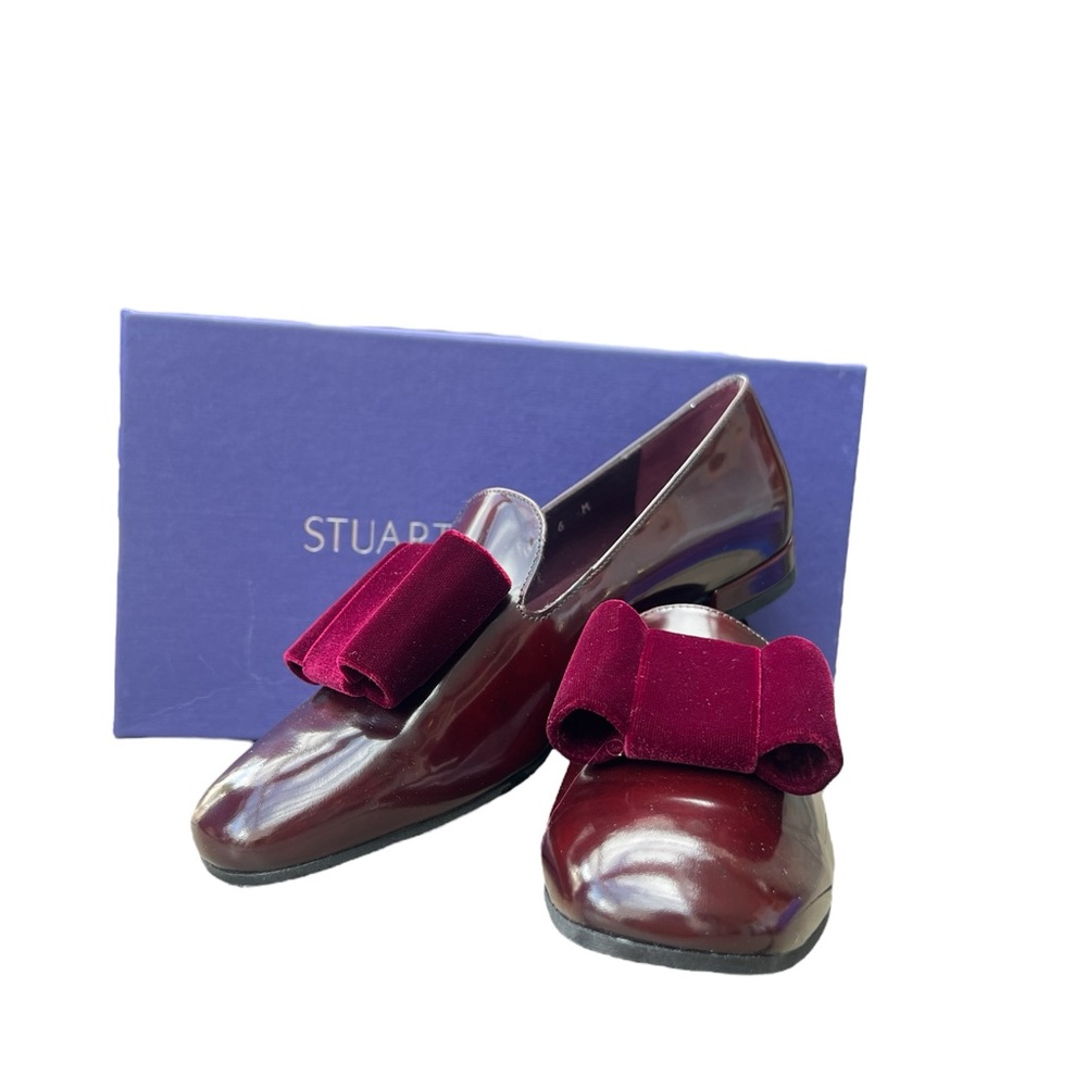 Stuart Weitzman Limbow Bow Loafers